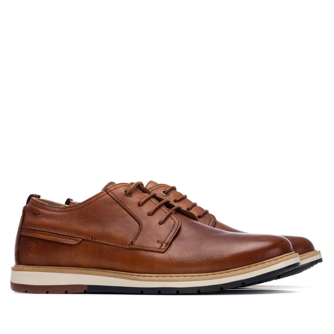 Carmela 16390301 derby cuir camel homme
