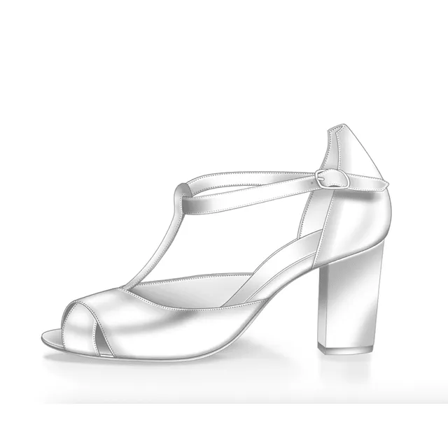 Dessine Moi Un Soulier Salomé ouverte chaussures personnaliser