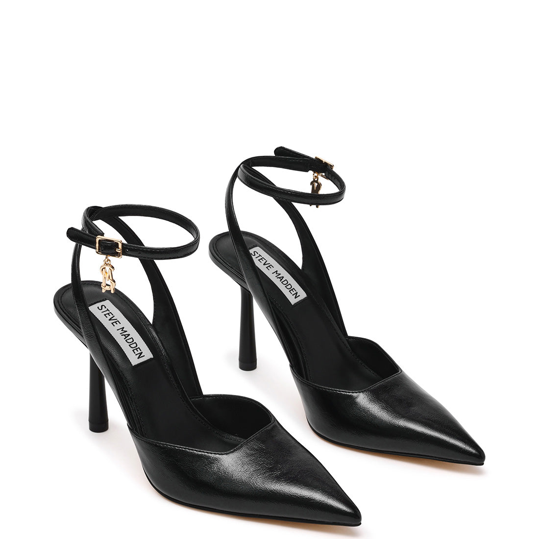 Steve Madden Ashanti escarpins noirs boucle 9 cm