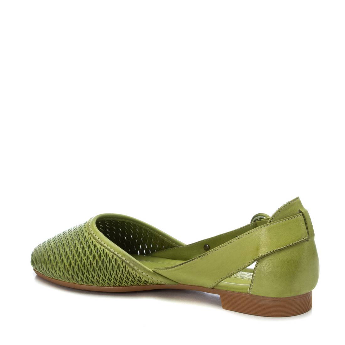 Carmela 16076004 ballerines cuir vert talon plat