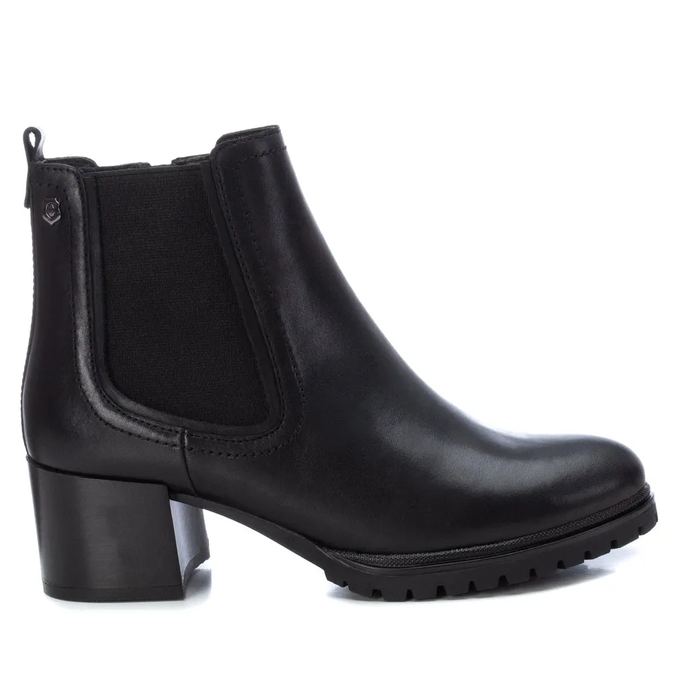 Carmela 16004401 bottines chelsea cuir noir 6 cm