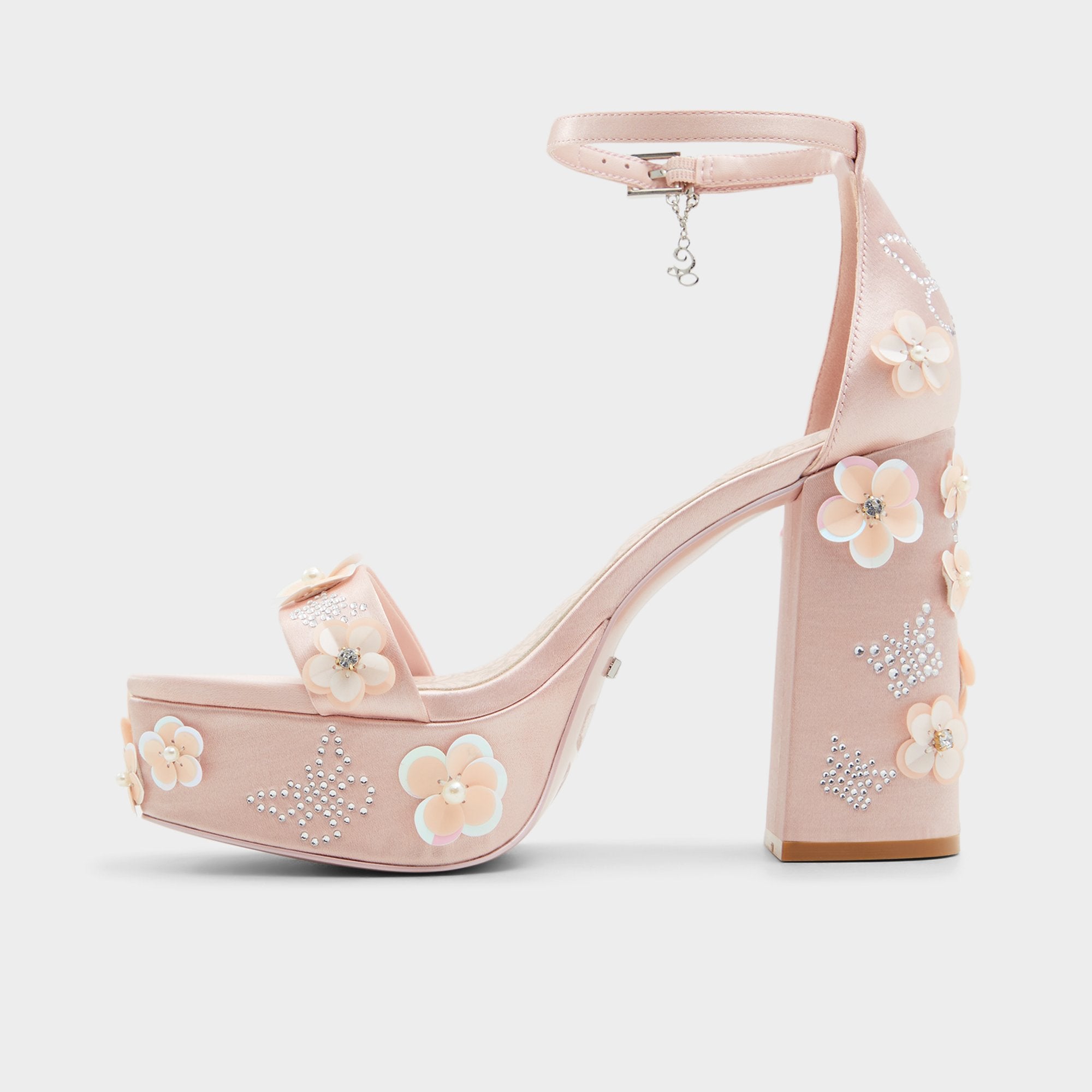 ALDO Beautifical Sandales Roses Plateforme Satin