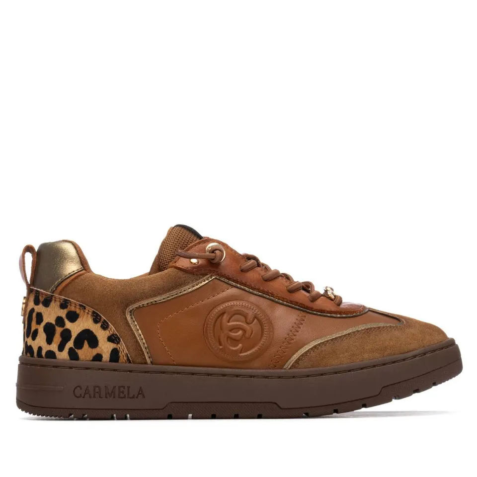 Carmela 16250403 baskets femme camel daim