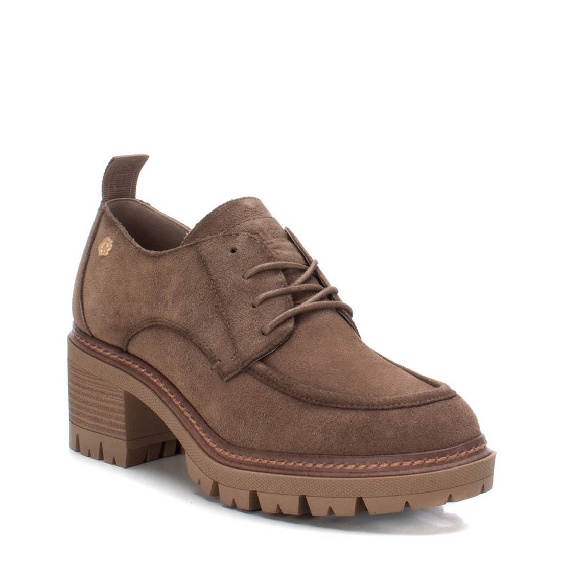 Carmela 16113301 derby cuir marron talon 7 cm
