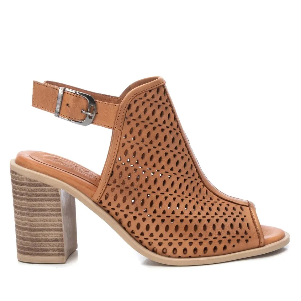 Carmela 16135101 bottine cuir marron talon 8 cm