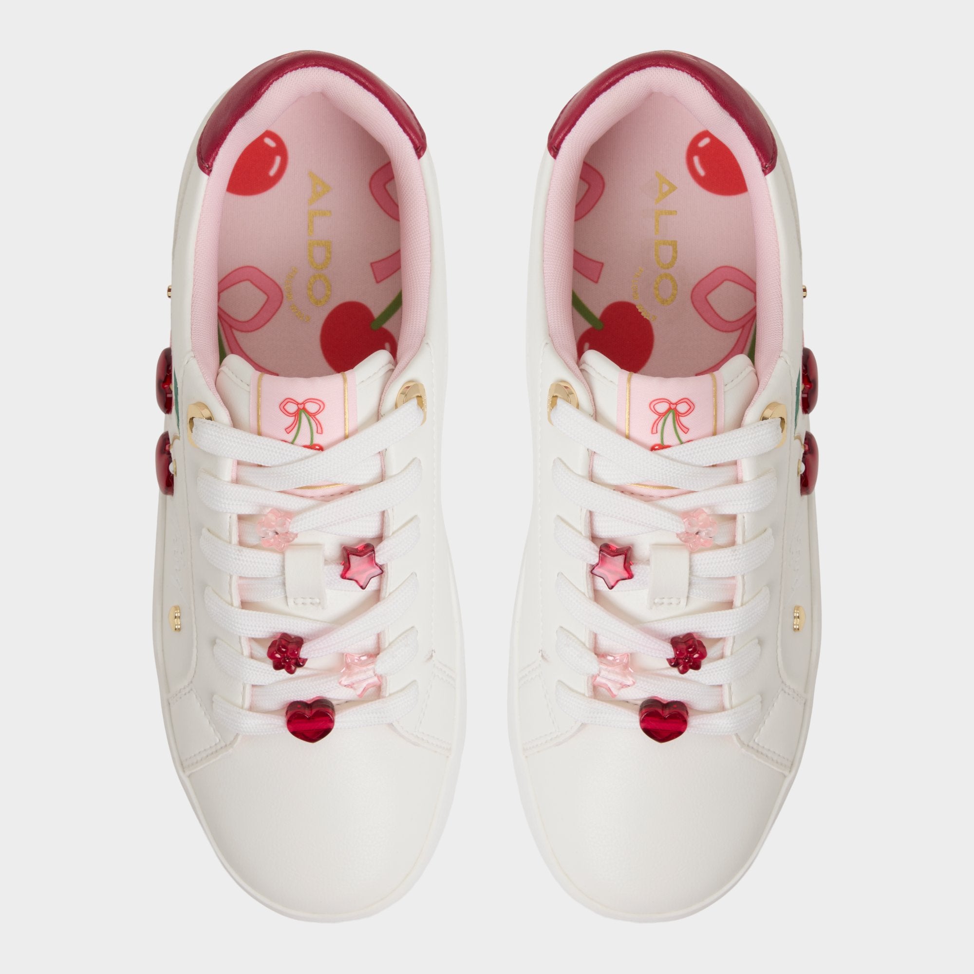 ALDO Cherrylove baskets plateforme cerises