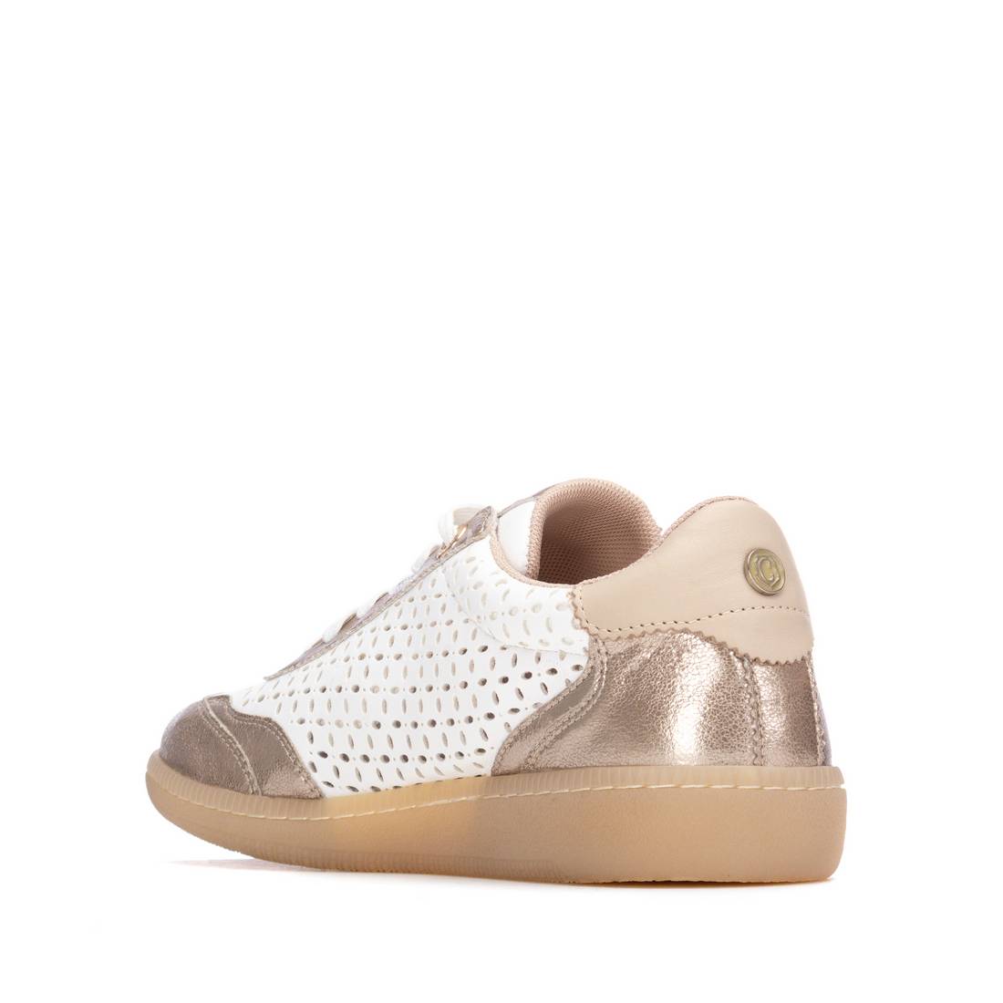 Carmela 16312002 basket femme doré cuir véritable