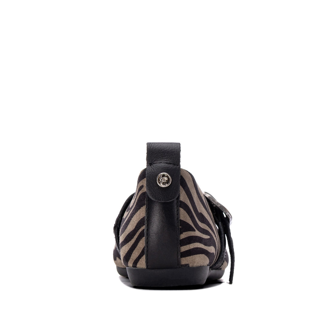 Carmela 16437702 ballerines femme noir cuir suède