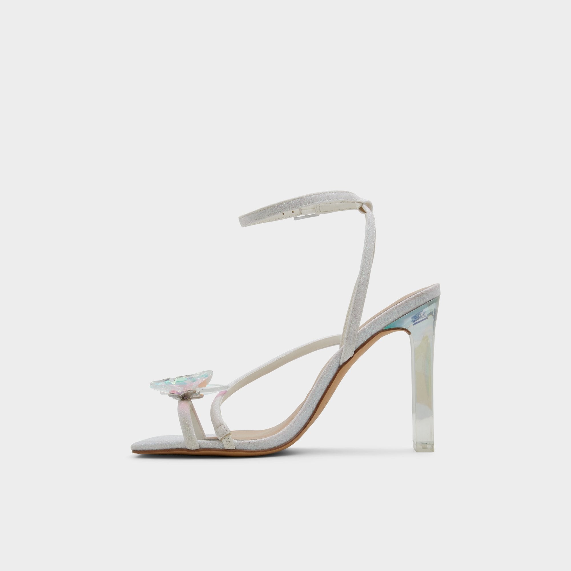 ALDO Pepela sandales talon bloc blanc papillon