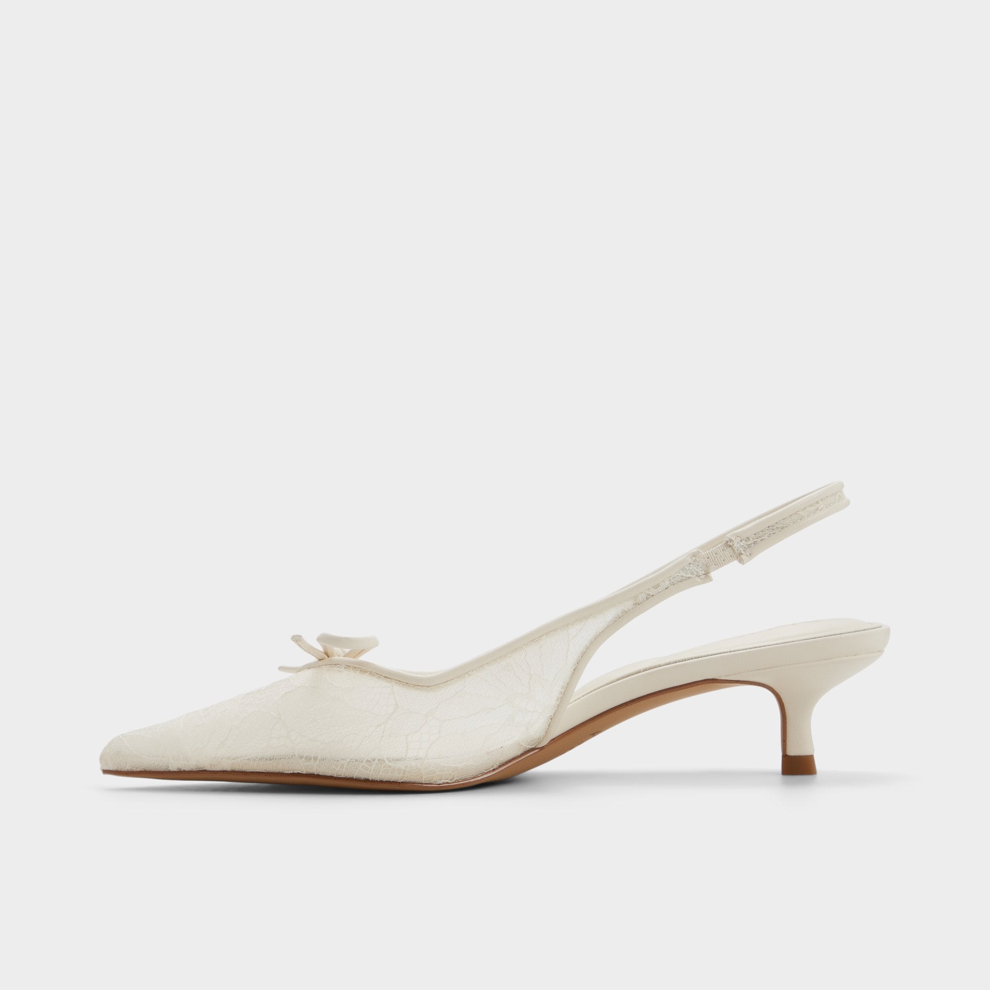 ALDO Azaro bottines blanches petit talon