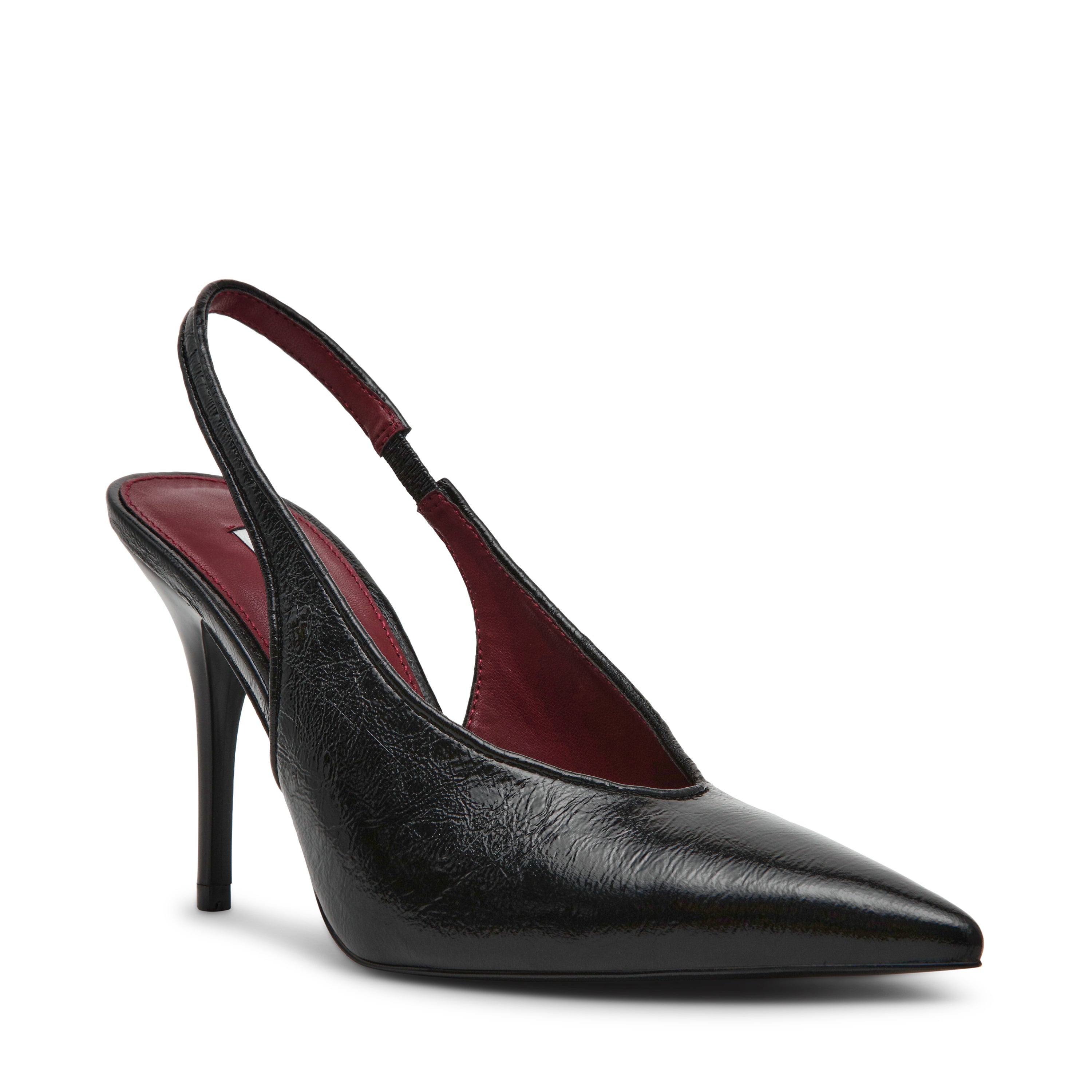Steve Madden Andromeda escarpins cuir noir 7 cm