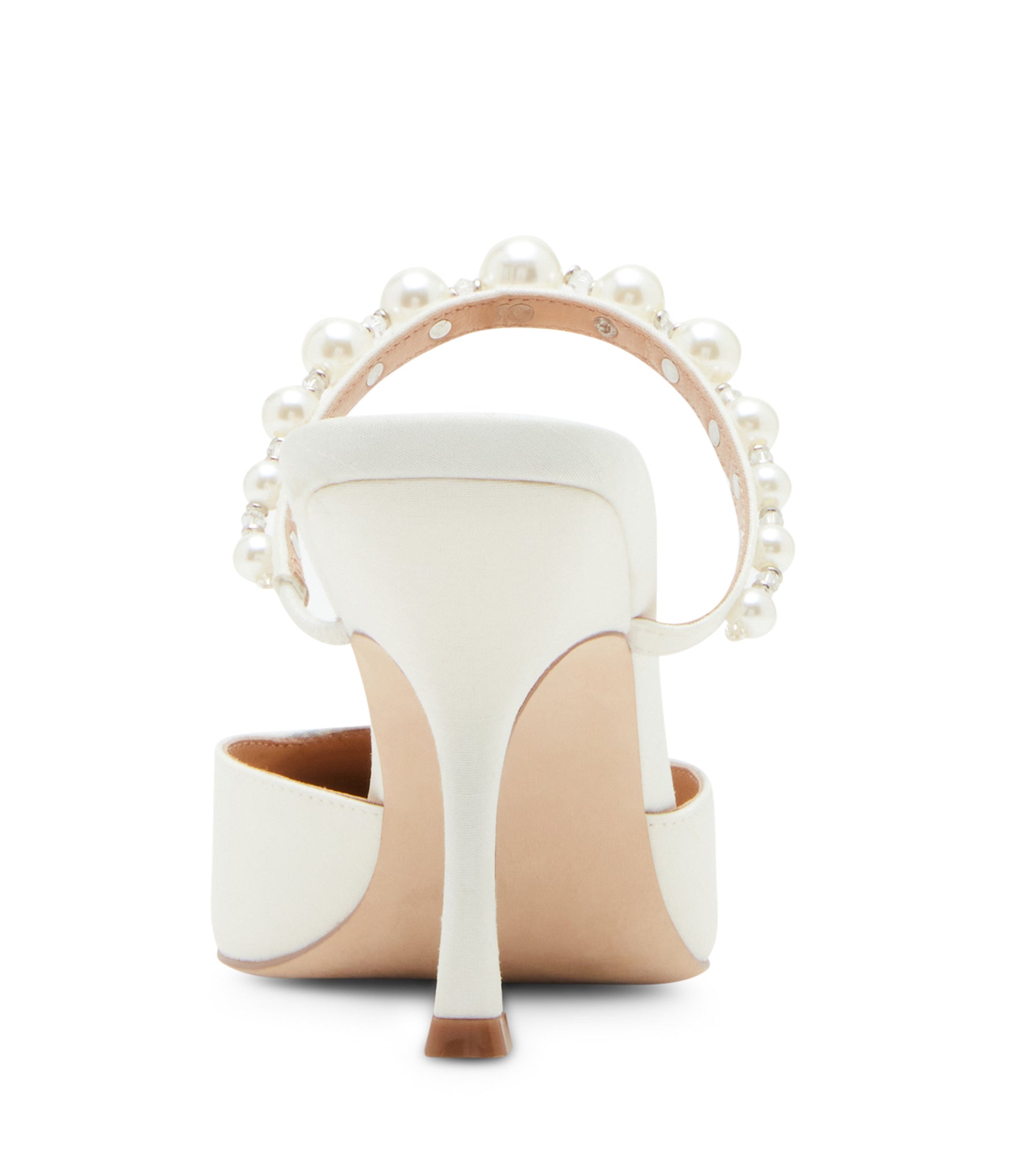 Steve Madden Brecki-P mules blanc satin talon 9 cm