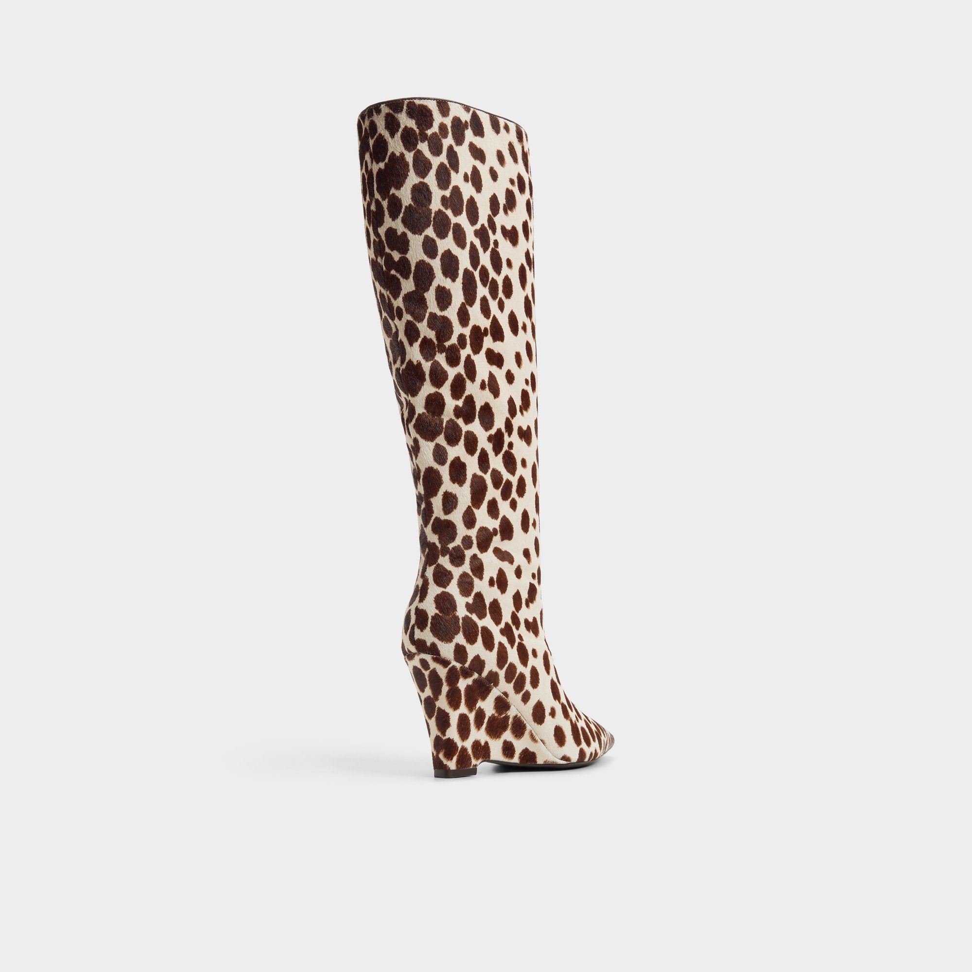 ALDO Zalya bottes compensées imprimé vache genou