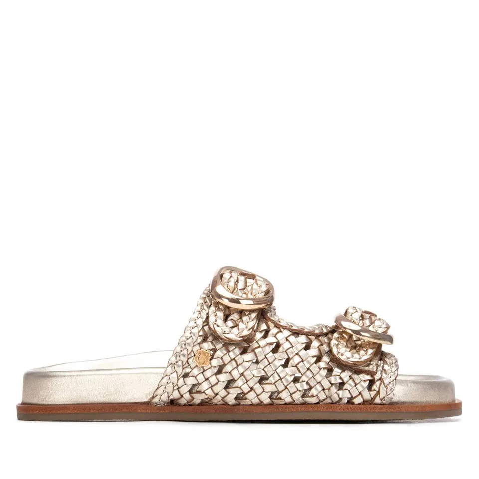 Carmela 16305803 sandale dorée cuir métallisé