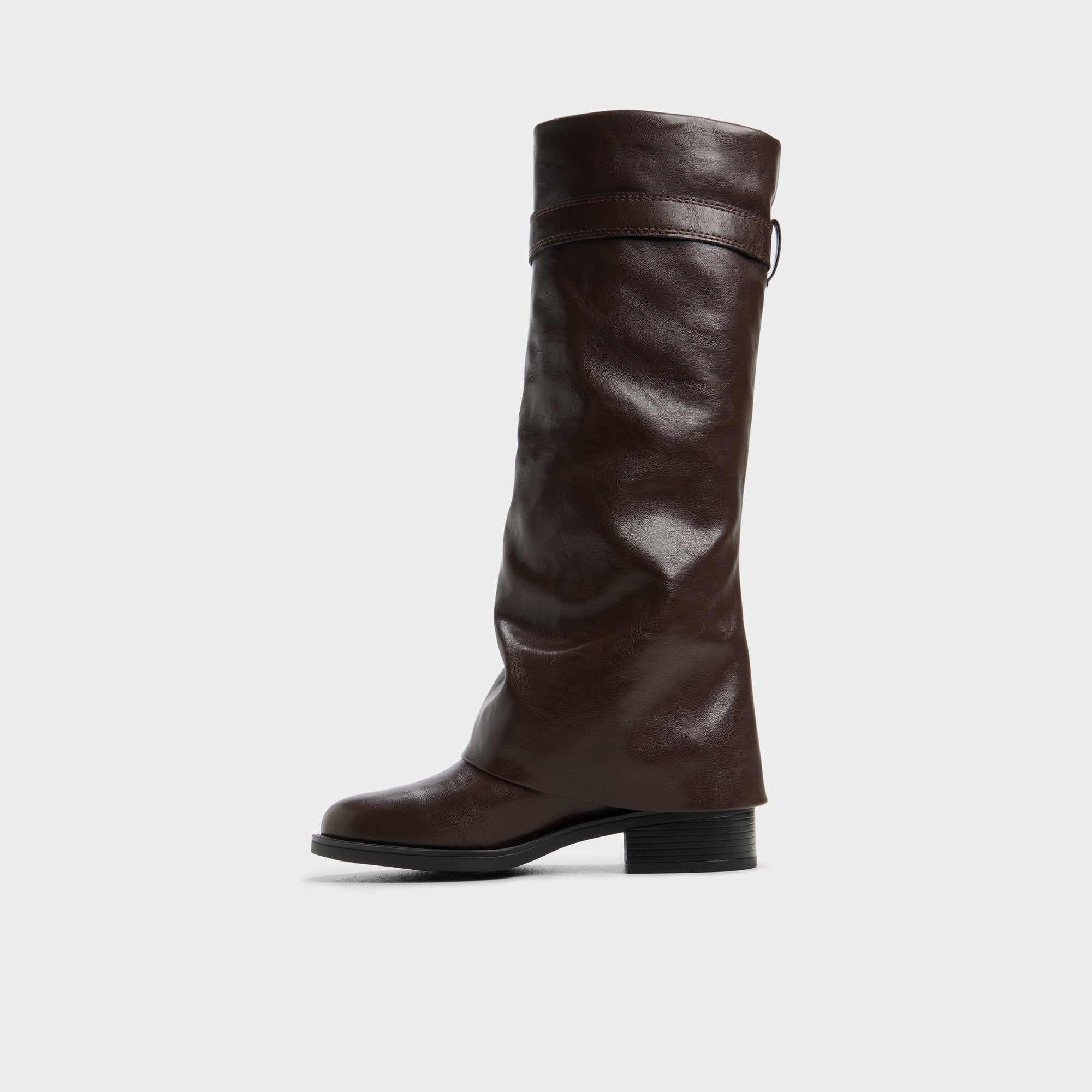 ALDO Eloewiel bottes hautes marron talon bloc