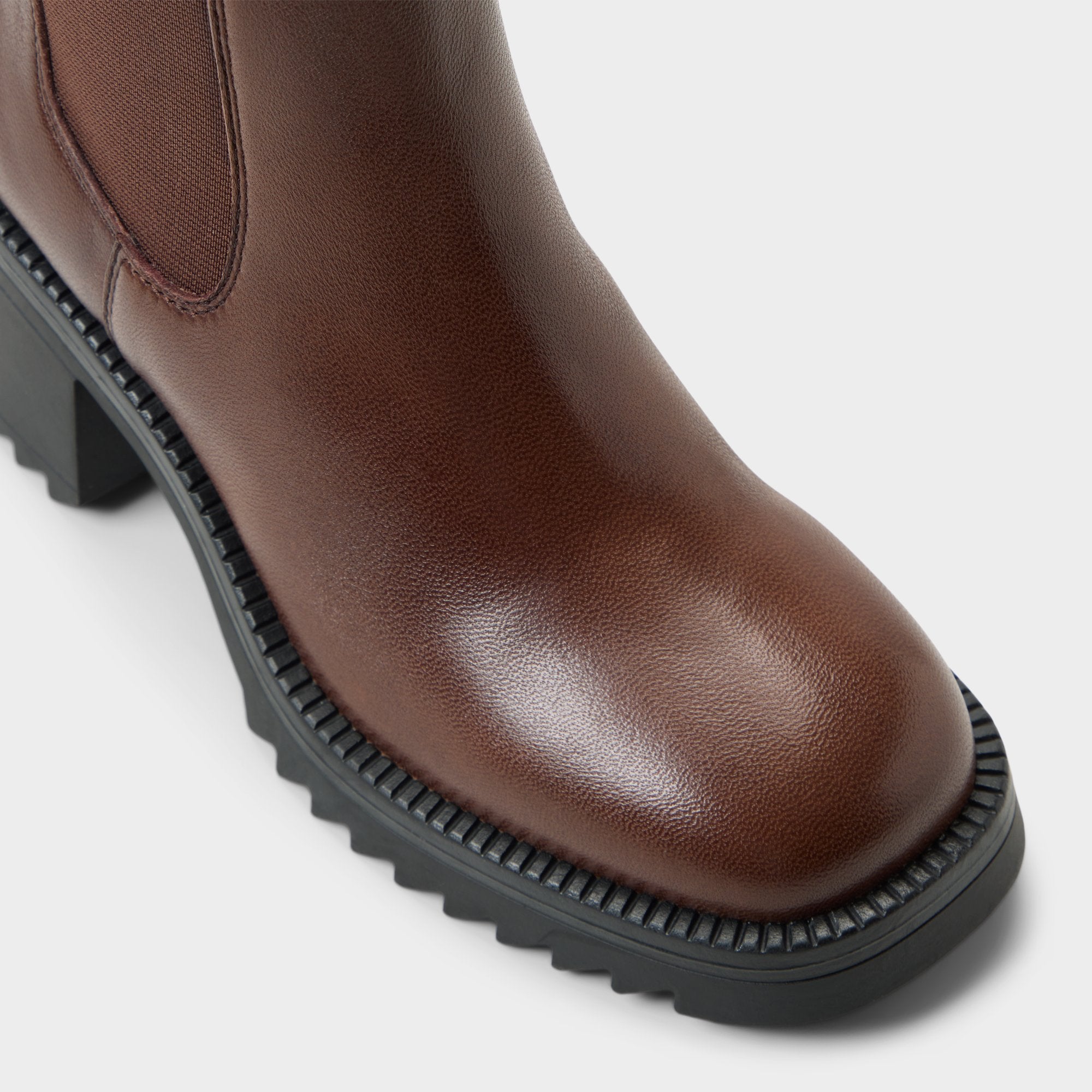 ALDO Anneliese bottines marron talon stable