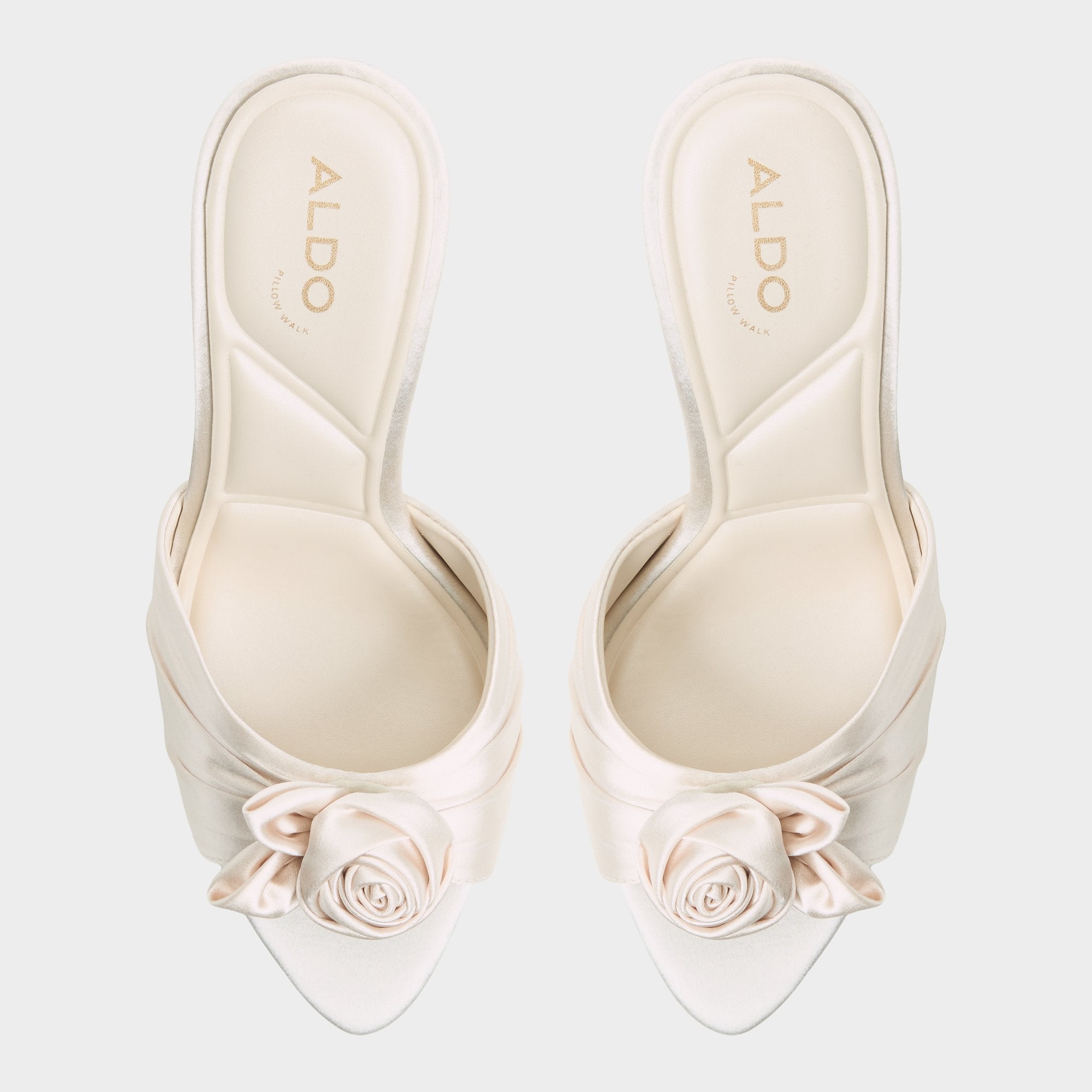 ALDO Rosalina bottes femme blanches talon