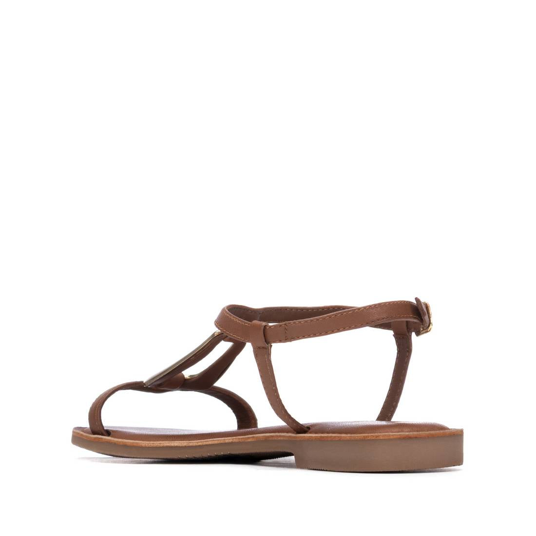 Carmela 16329501 sandales cuir camel talon bas