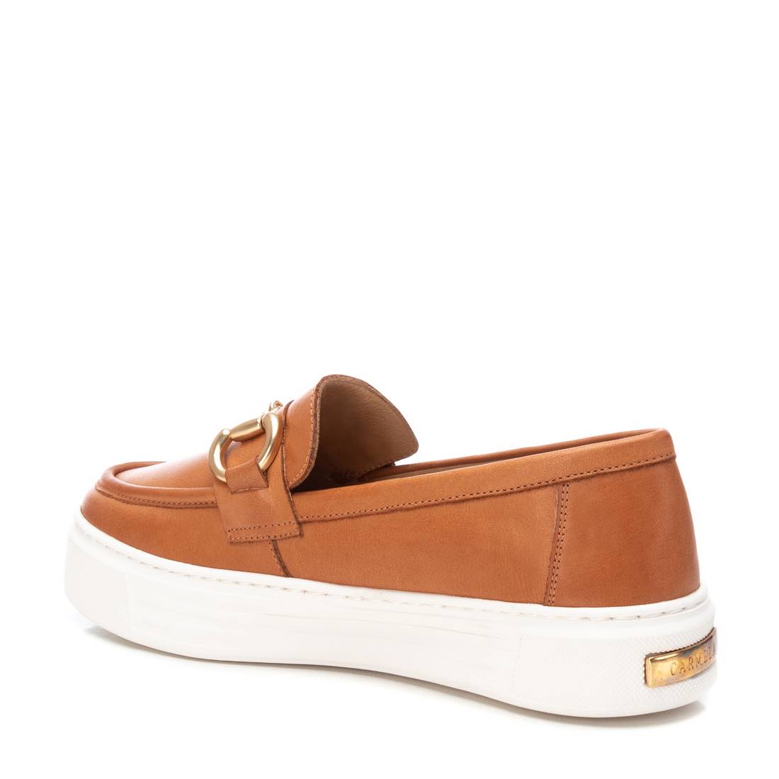 Carmela 16131902 mocassin femme marron cuir métal