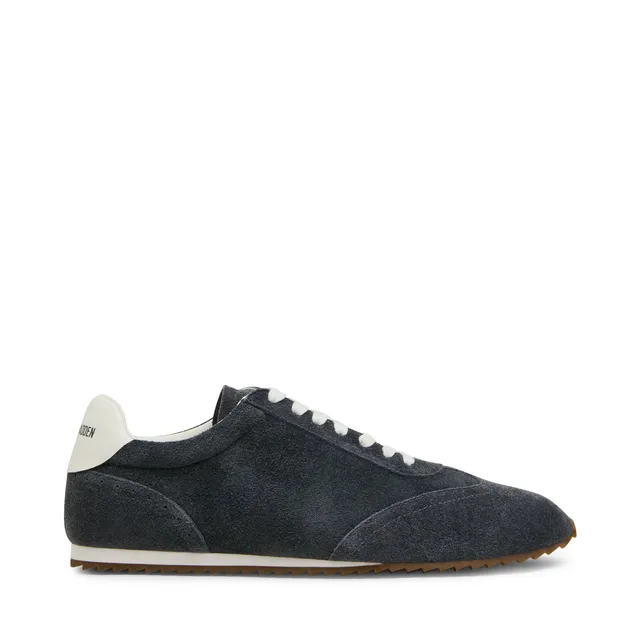 Steve Madden Newthrill basket daim charcoal lacet