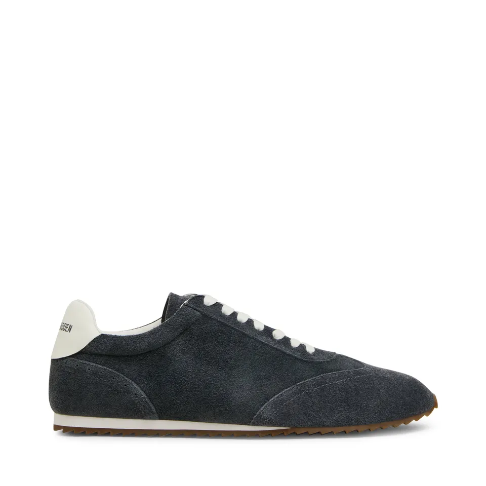 Steve Madden Newthrill basket daim charcoal lacet