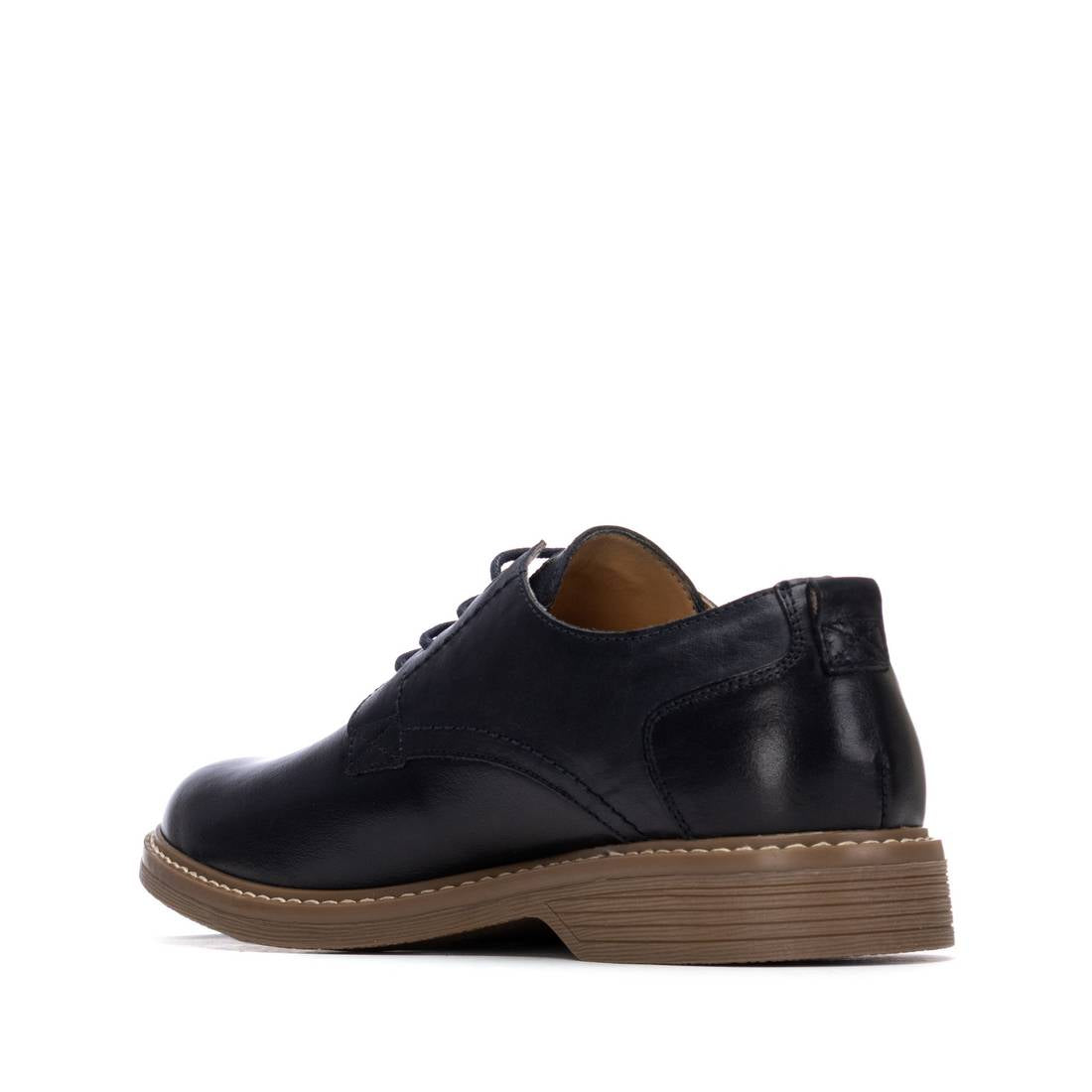 Carmela 16390402 derby homme bleu cuir lisse