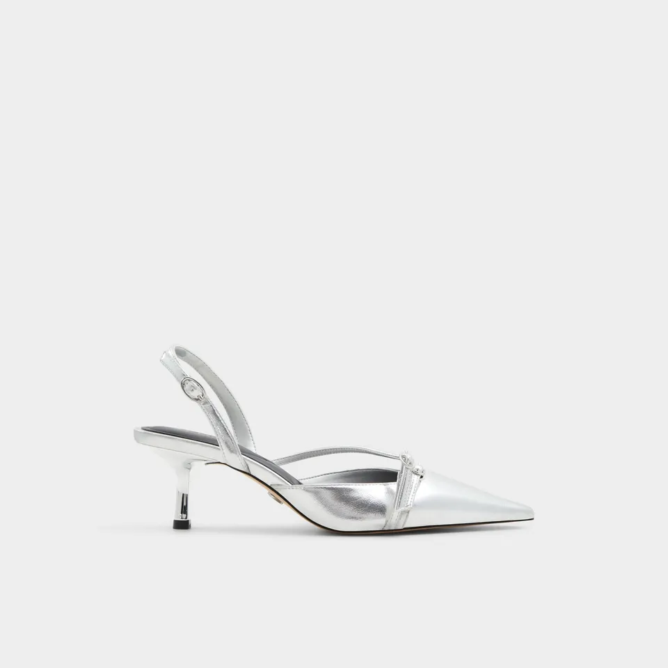 ALDO Marietta escarpins slingback argent pointure 38