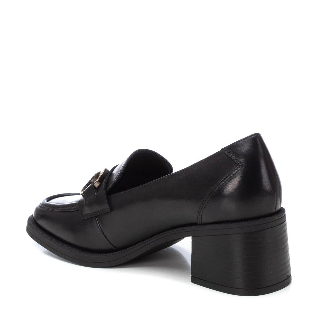 Carmela 16200102 mocassin cuir noir talon moyen 35-41