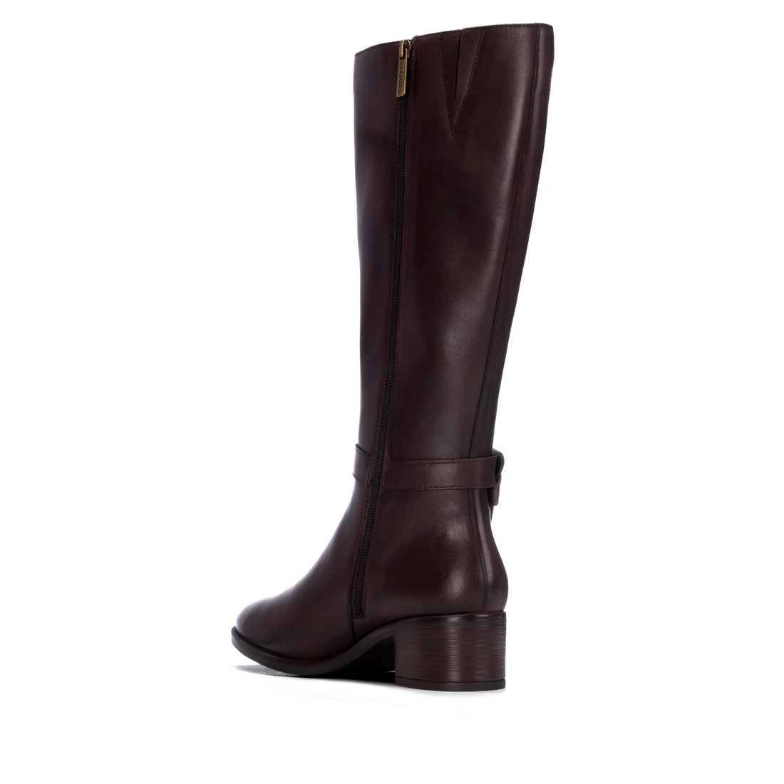 Carmela 16416402 bottes cuir marron talon bas