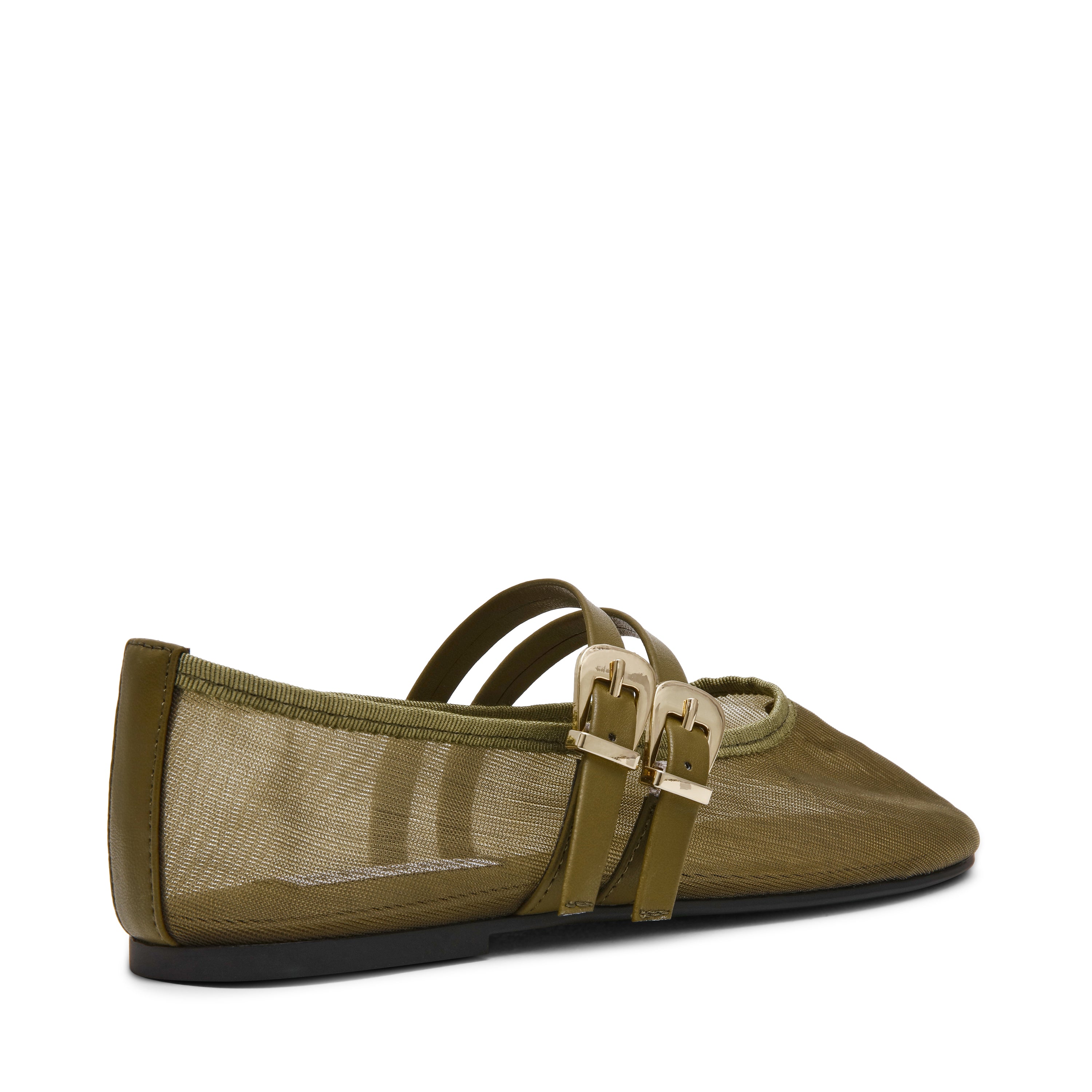 Steve Madden Murray St ballerine maille olive à boucle