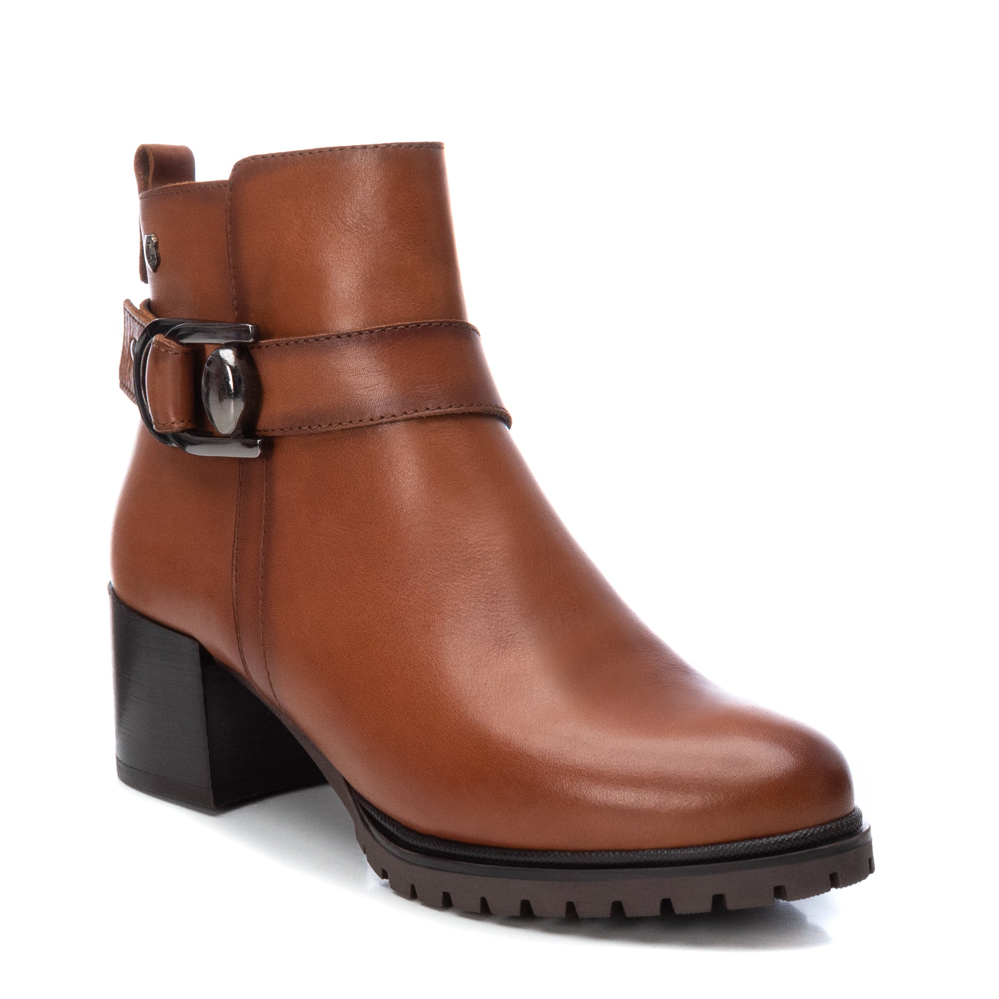 Carmela 16004502 bottines cuir marron talon 6 cm