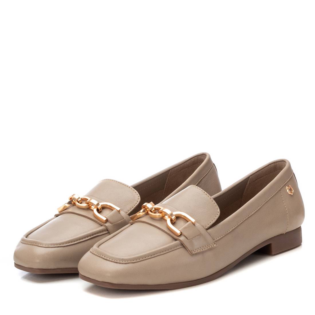 Carmela 162138 16213804 mocassin femme taupe cuir