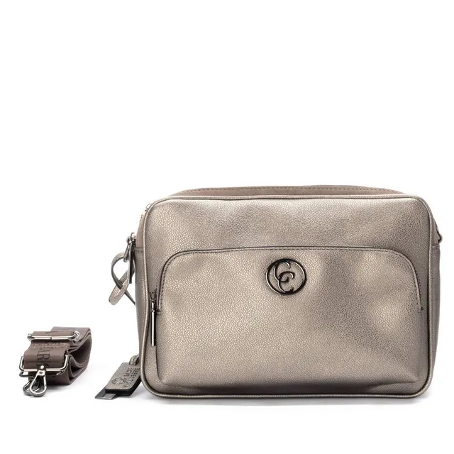 Carmela 18616603 sac bandoulière femme gris métallisé