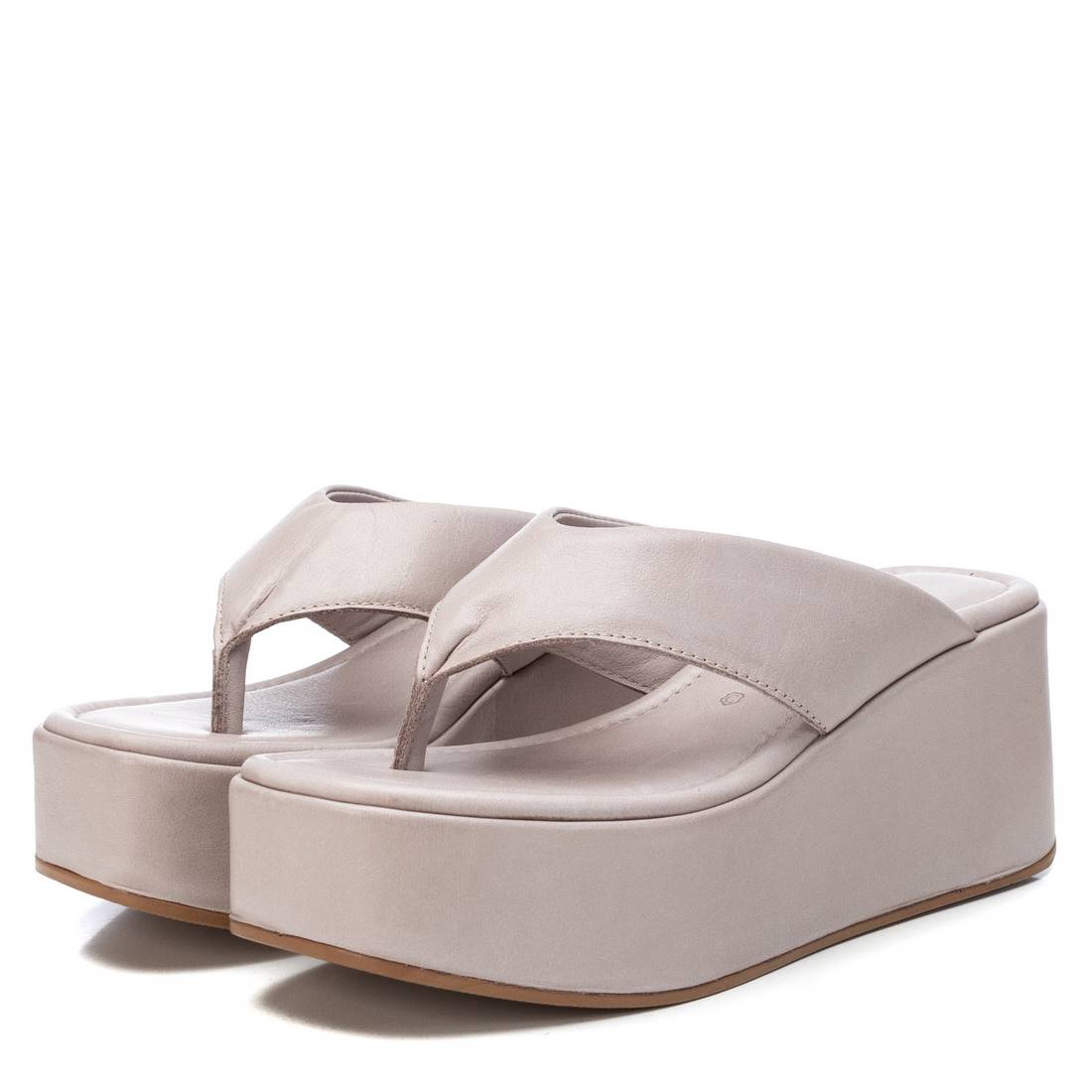 Carmela 16081003 sandale femme blanc cuir compensée