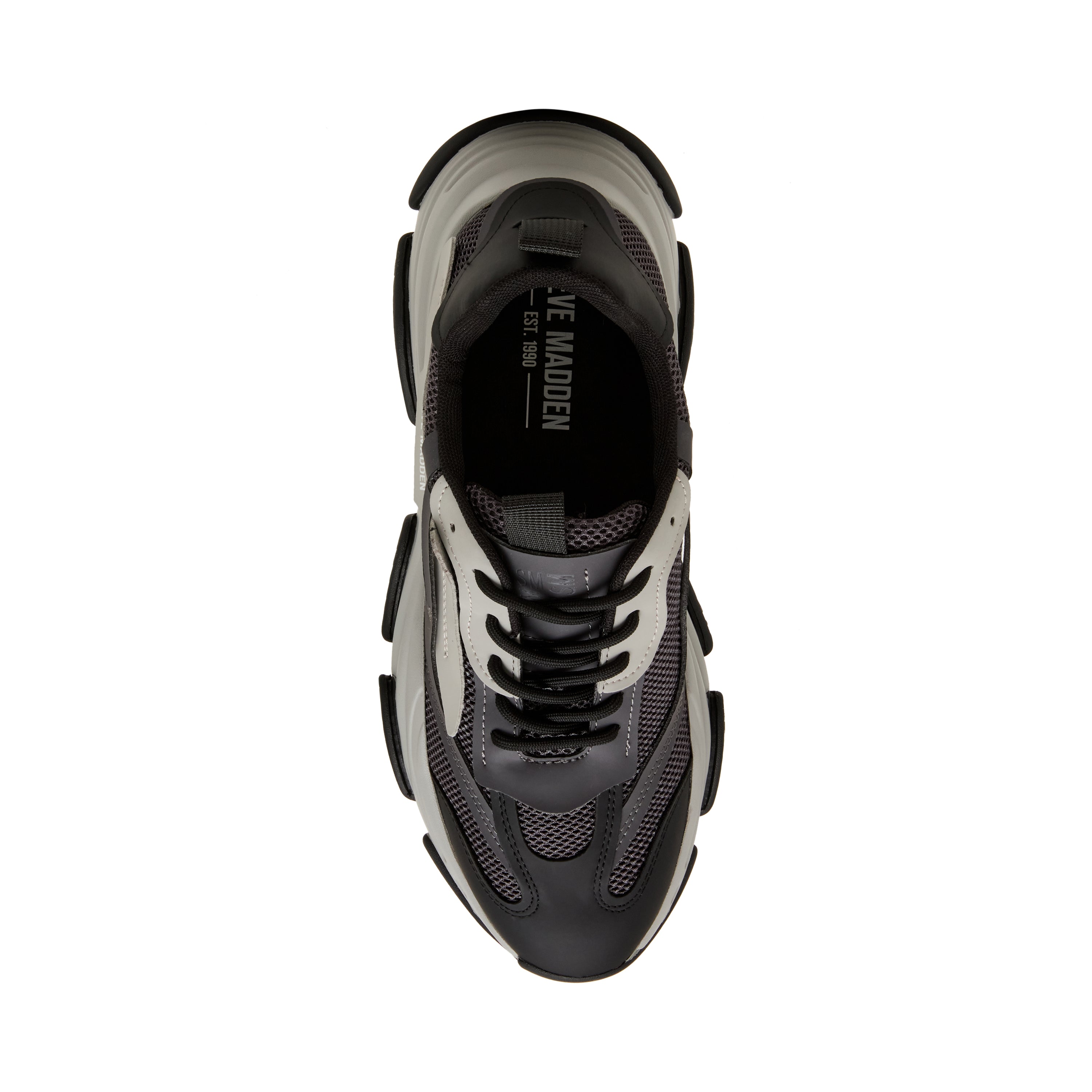 Steve Madden Possess baskets homme noir gris lacets