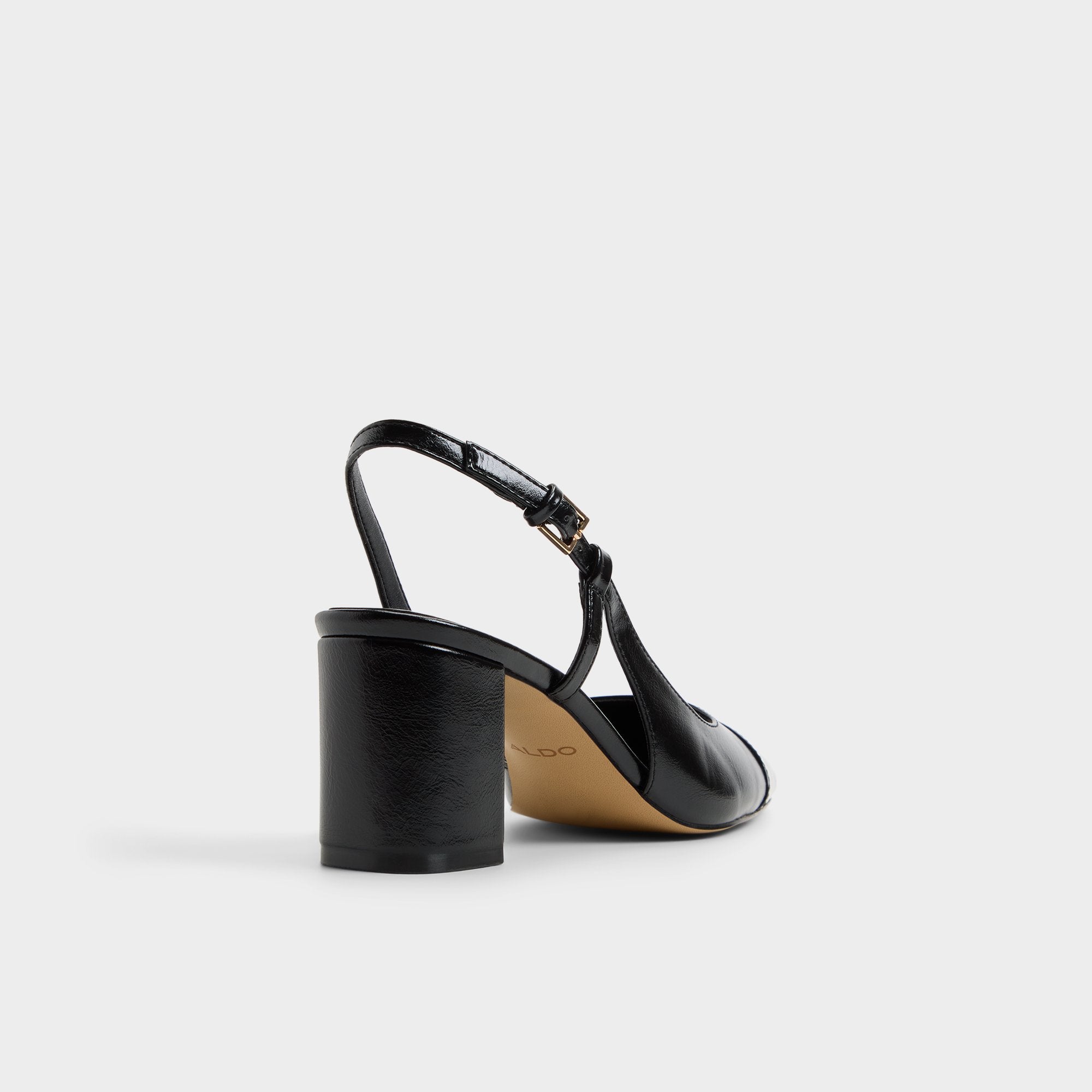 ALDO Emanuelle escarpins noirs talon bloc