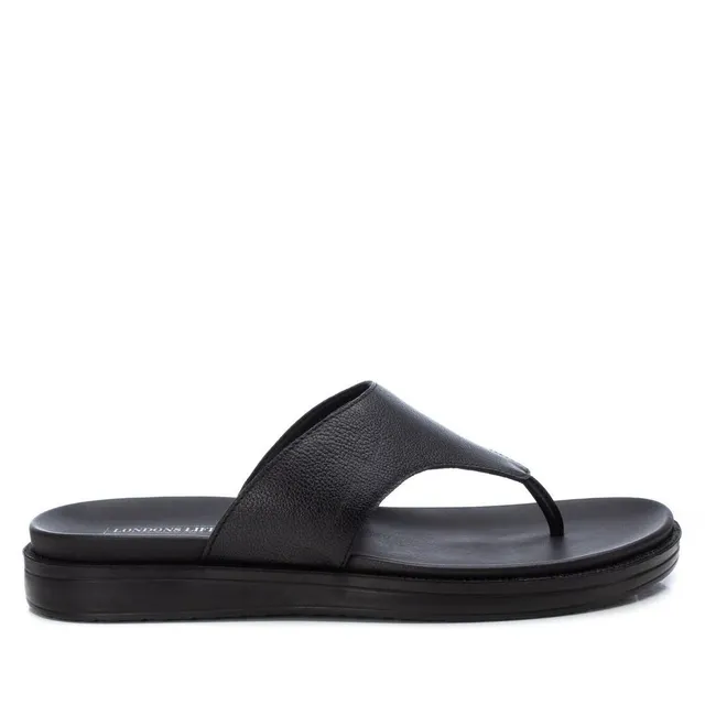Carmela 16082301 sandales homme cuir noir