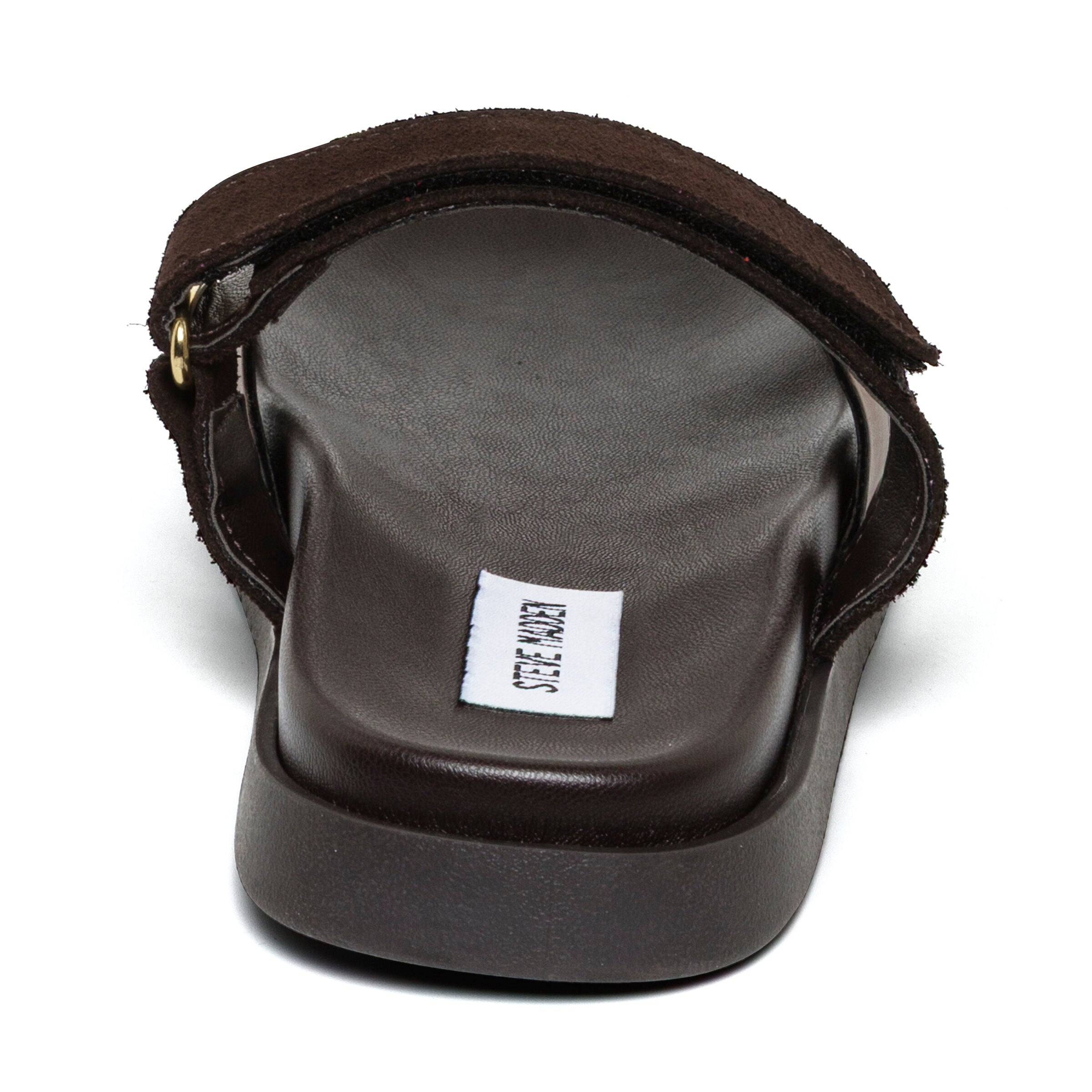 Steve Madden Missile-E sandale bronze satin plate 2 cm