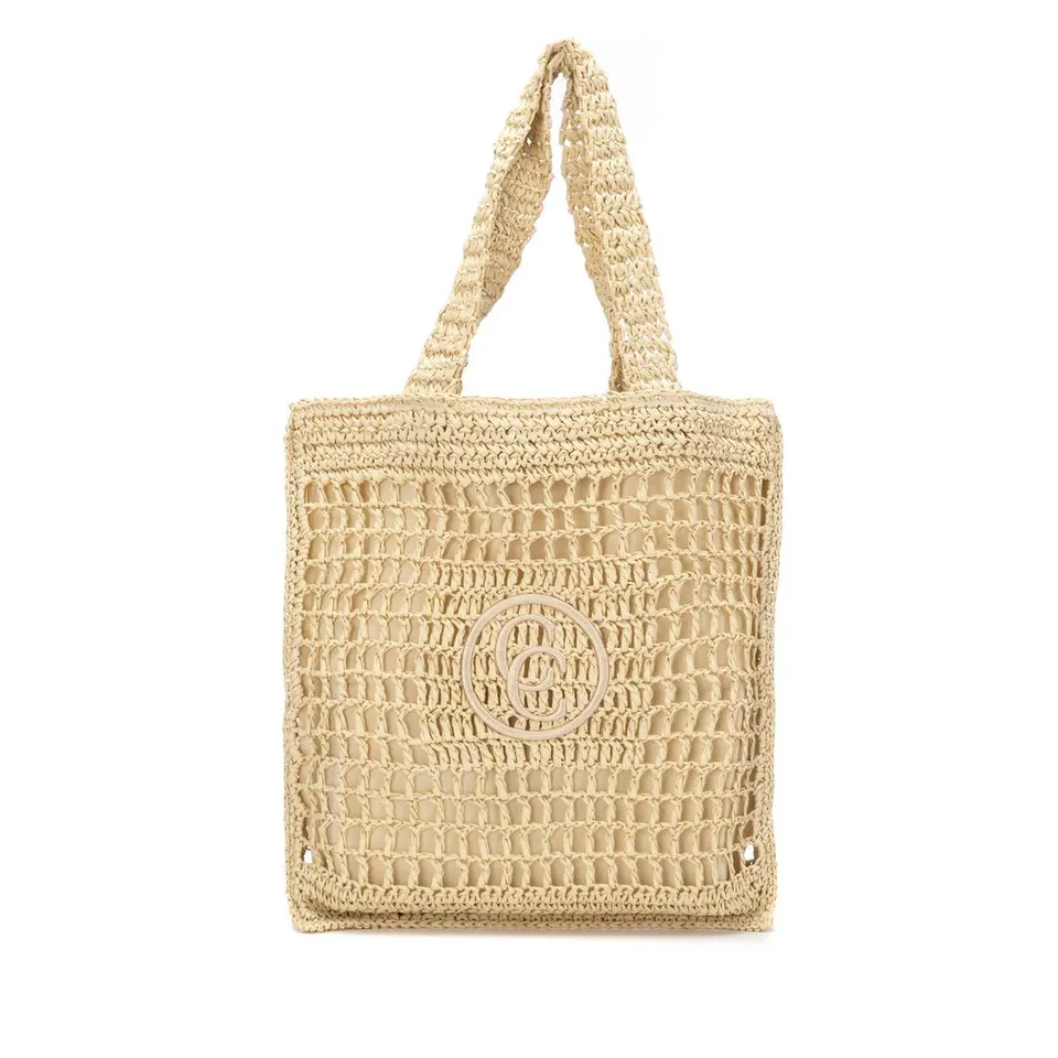 Carmela 18622402 sac épaule femme raphia blanc