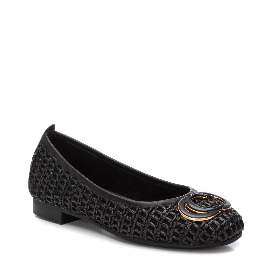 Carmela 16216804 ballerines femme noir raphia