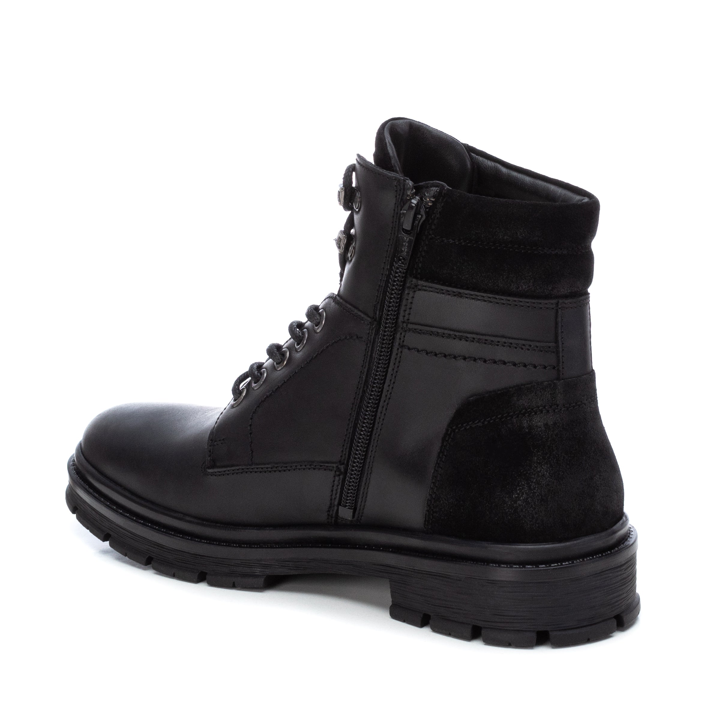 Carmela 16007902 bottines homme noir cuir lacets