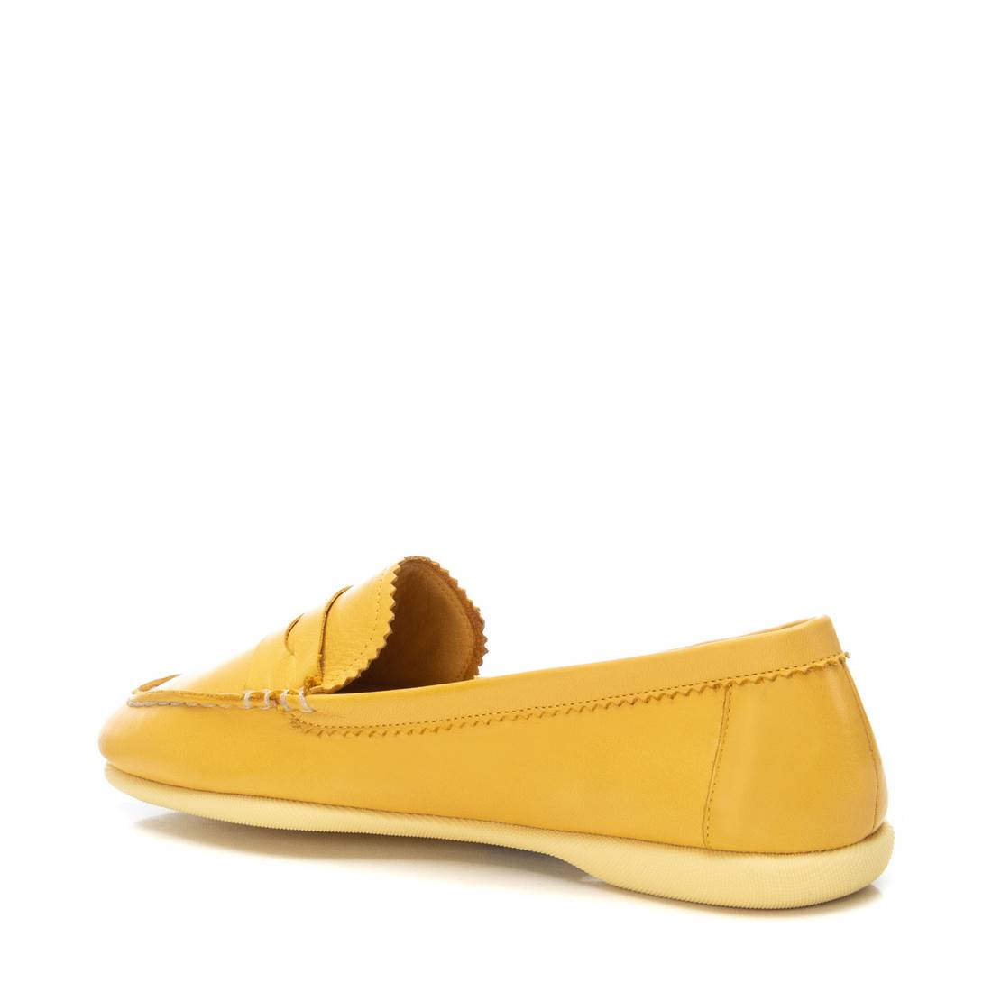 Carmela 16061110 mocassins femme jaune cuir plat