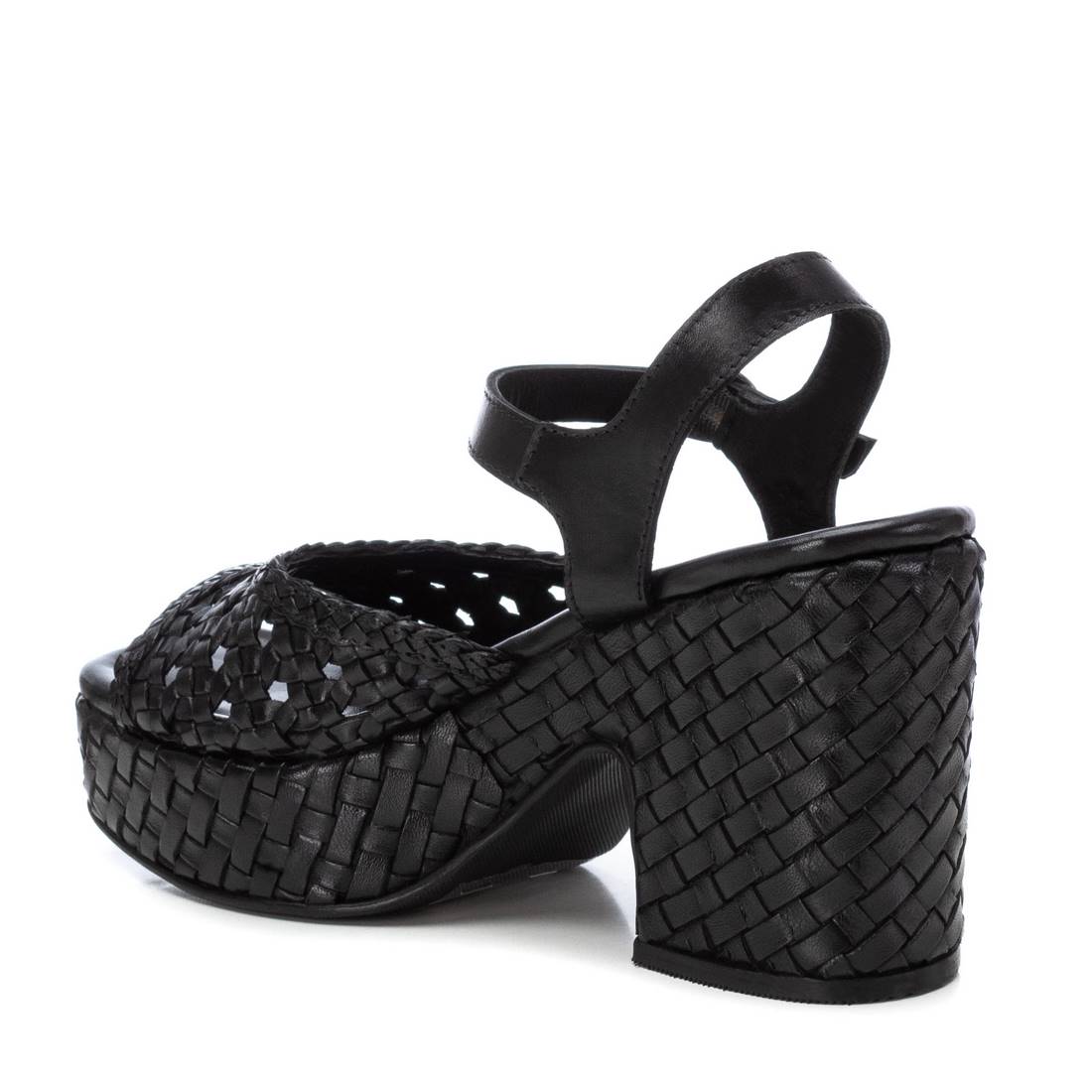 Carmela 16163702 sandales cuir noir talon 10 cm