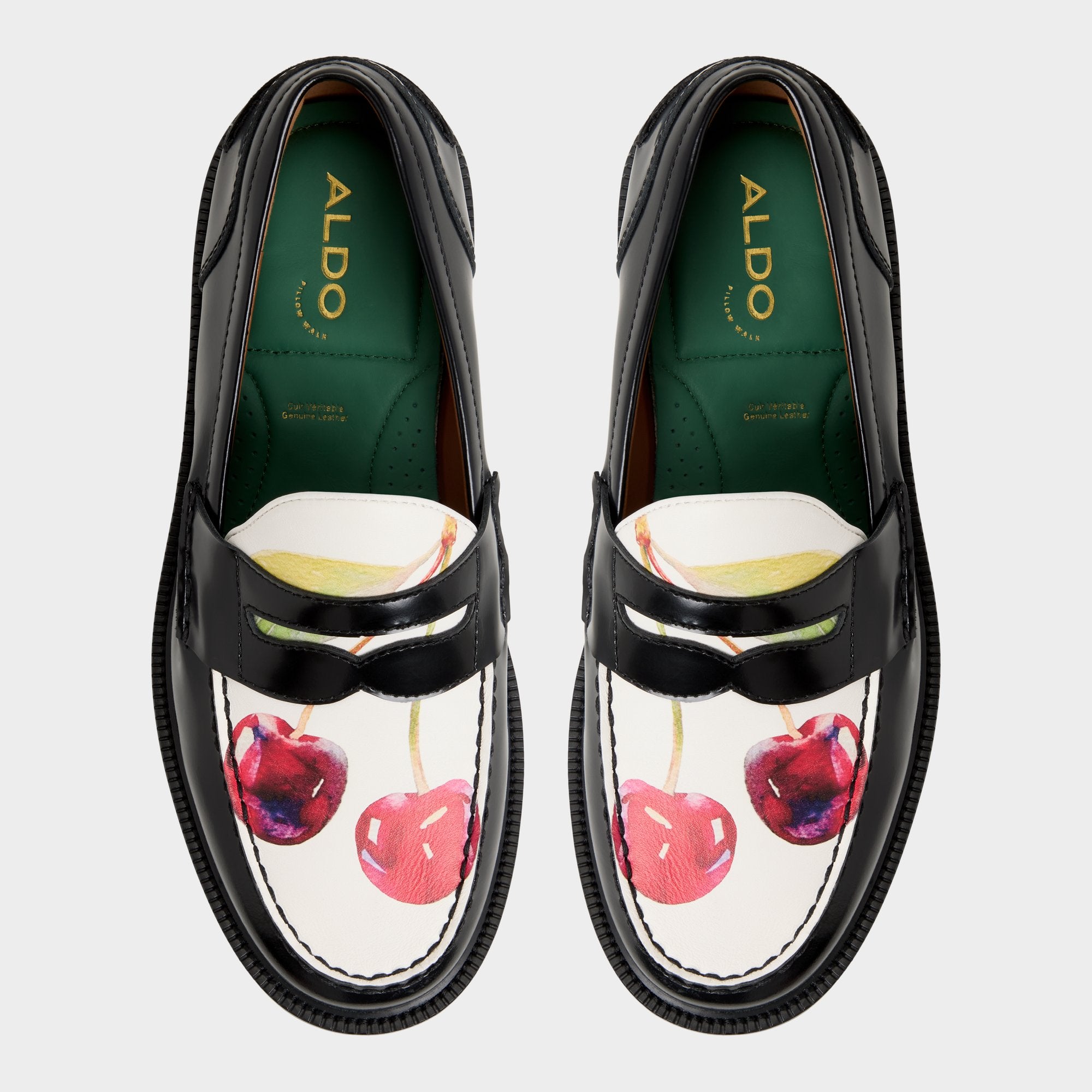 ALDO Buckley mocassins vernis à motif