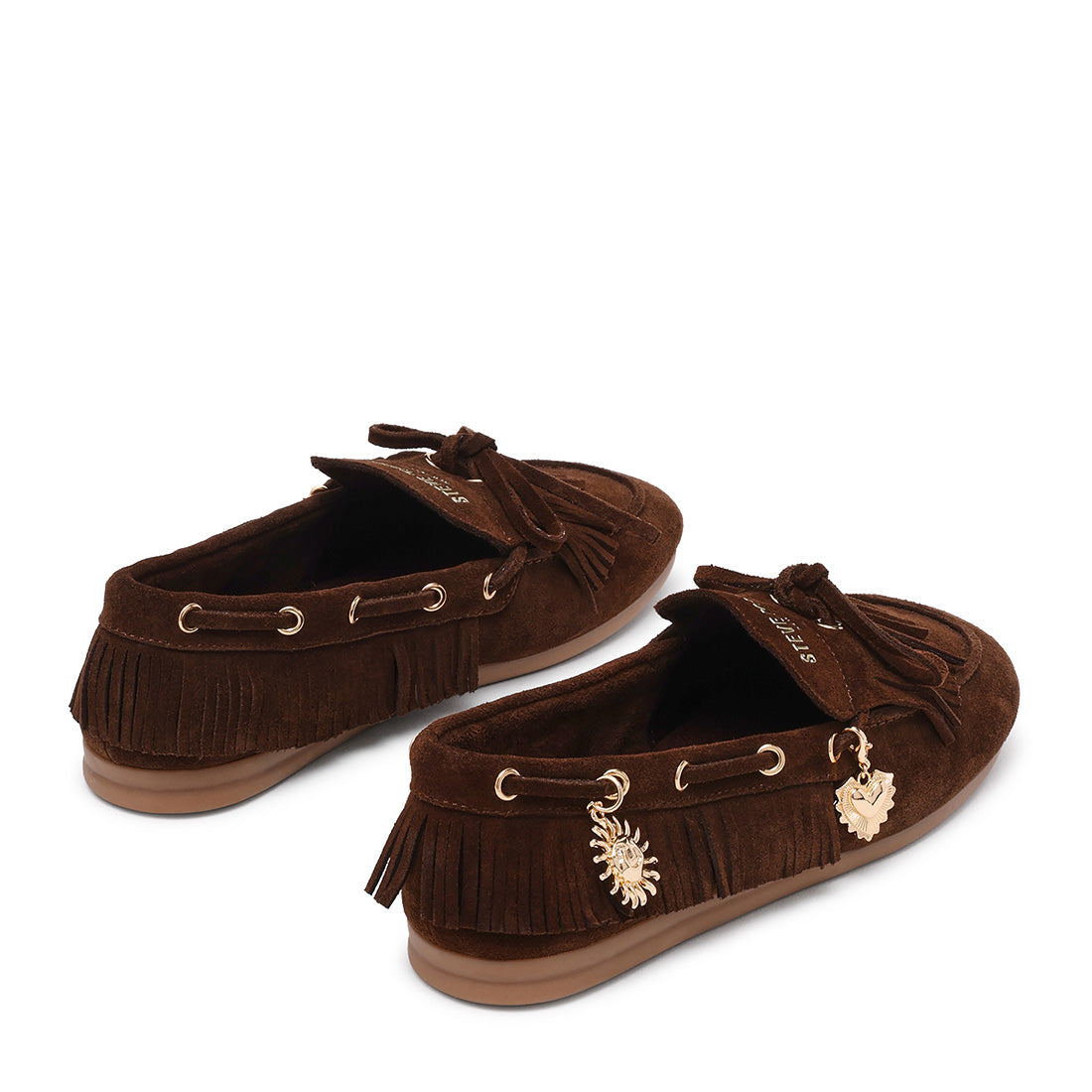 Steve Madden Rascals mocassins daim marron plat