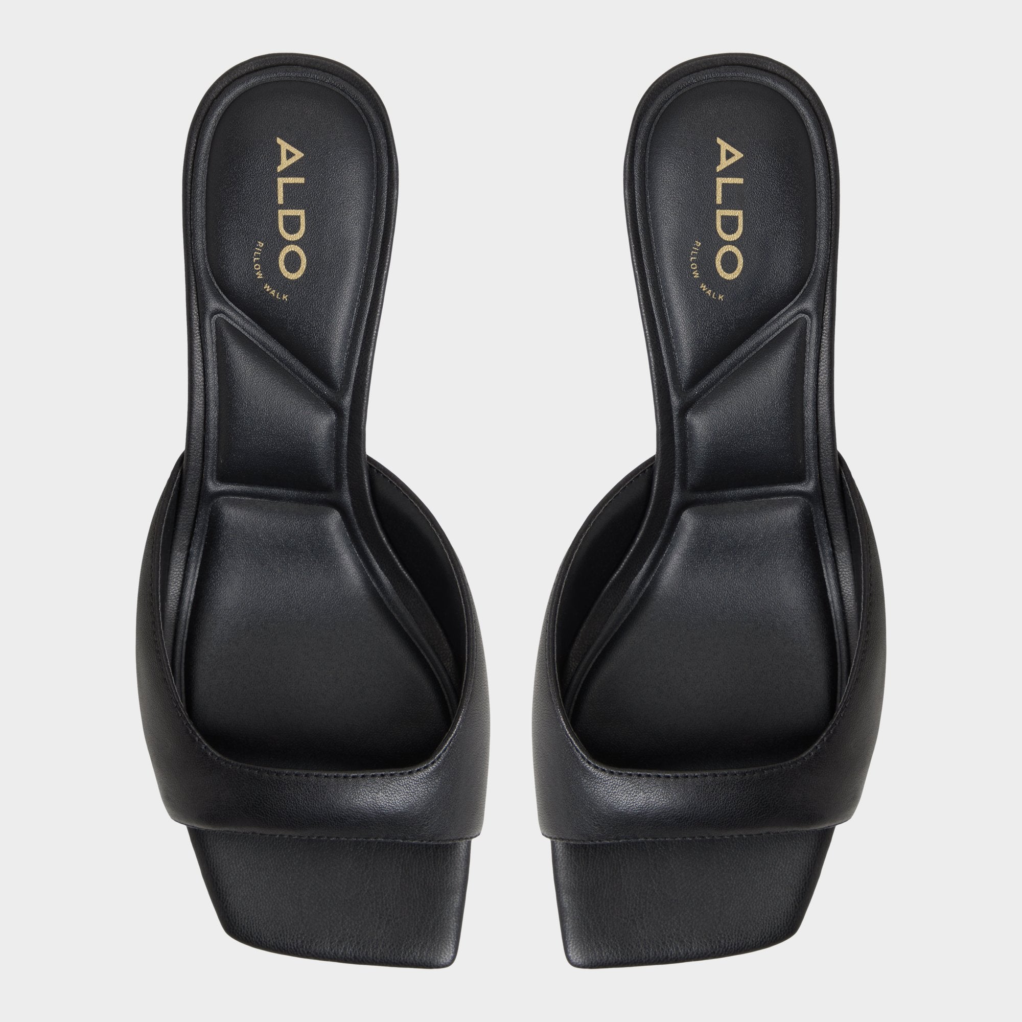 ALDO Aneky sandales cuir noir talon bloc