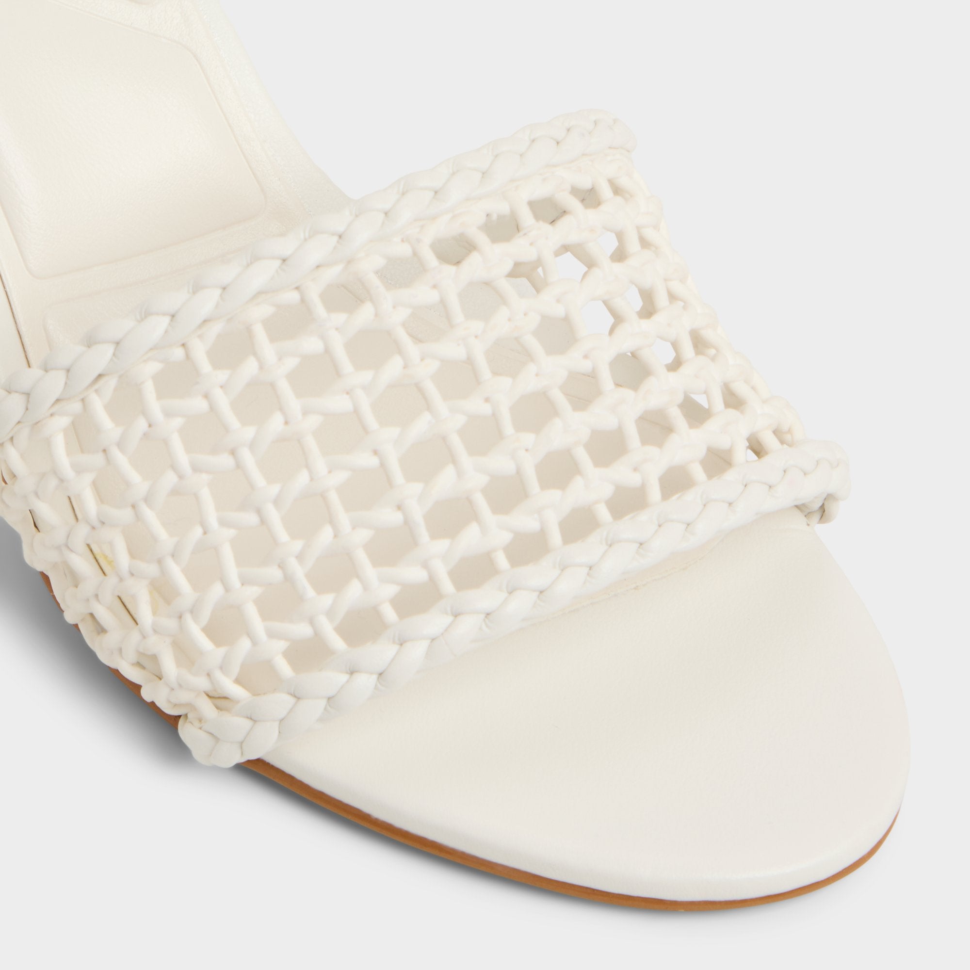 ALDO Beachdate sandales femme talon carré blanc