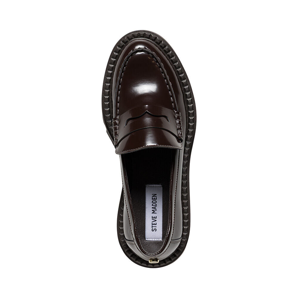 Steve Madden Katja mocassins marron plateforme 3 cm