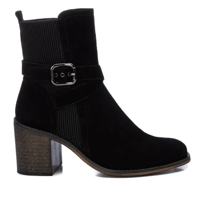 Carmela 16196902 bottine cuir noir talon 8 cm