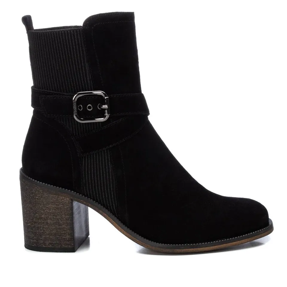 Carmela 16196902 bottine cuir noir talon 8 cm